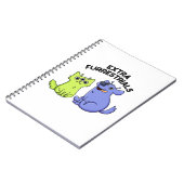 Carnet Extra Furrestrials Drôle Alien Furry Animal de com (Côté gauche)