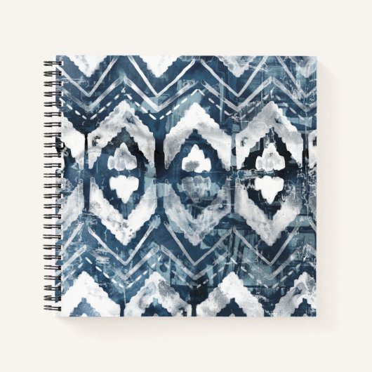 Carnet Extraction d'Indigo - Géométrique (Devant)