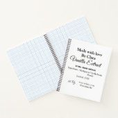 Carnet Extrait de vanille fait maison ajouter des ingrédi (Intérieur)