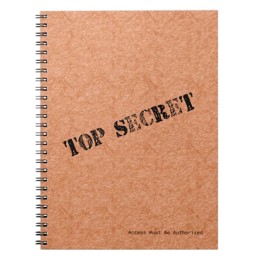 Carnet extrêmement secret (80 pages B&W) (Devant)