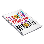 Carnet Extrovert marié à un Introvert Funny (Côté Droit)