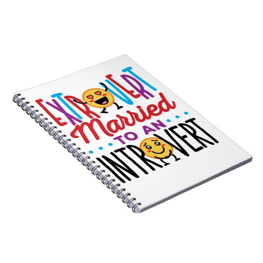 Carnet Extrovert marié à un Introvert Funny (Côté Droit)