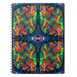 Carnet Eye Twisted and Trippy Painting