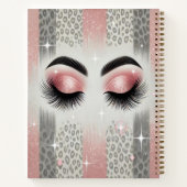 Carnet Eyelashes Parties scintillant rose Glam (Dos)