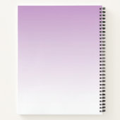 Carnet Eyelashes rose et noir élégant sur Glitte de goutt (Dos)