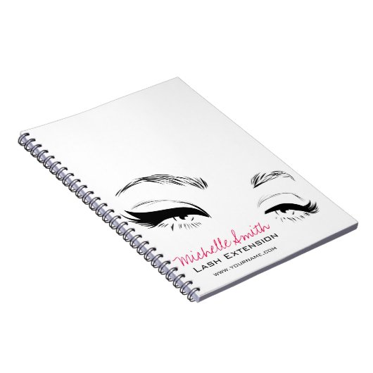 Carnet Eyelashes sourcils sourds Maquillage permanent Art (Côté Droit)