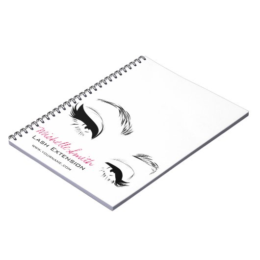 Carnet Eyelashes sourcils sourds Maquillage permanent Art (Côté gauche)