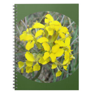 Carnet F33w Fleurs sauvages jaunes