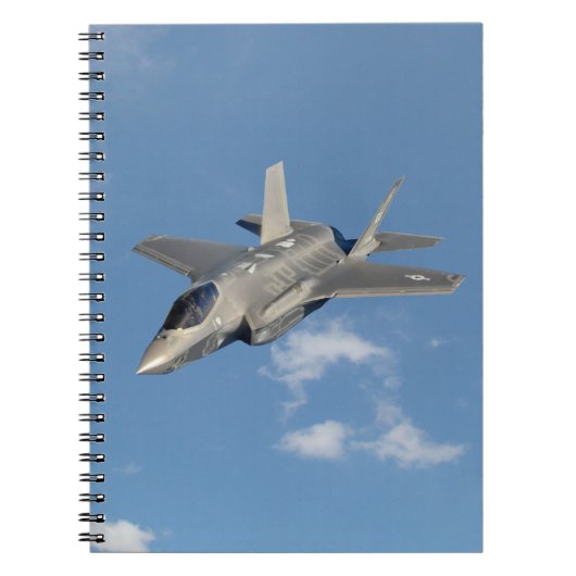 Carnet F-35 Lightning II Panther Jet Fighter dans le ciel (Devant)