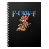 Carnet F-Caw-F Chicken Classic Cool Unique (Devant)