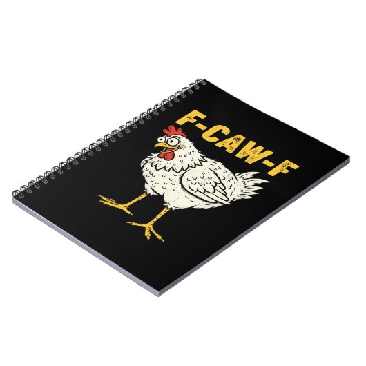 Carnet F-Caw-F Chicken Classic Retro Cool (Côté gauche)