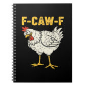 Carnet F-Caw-F Chicken Classic Retro Cool (Devant)