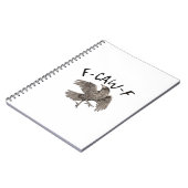 Carnet F-Caw-F Classique Esthétique Décontracté (Côté gauche)