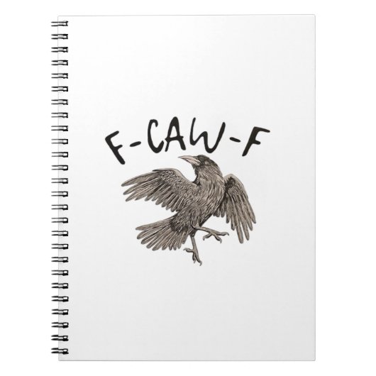 Carnet F-Caw-F Classique Esthétique Décontracté (Devant)