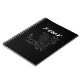 Carnet F-Caw-F Corbeau Drôle Esthétique Décontracté (Côté gauche)