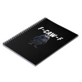 Carnet F Caw F Corbeau Style Créatif Drôle (Côté gauche)