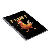 Carnet F-Caw-F Crow Gothic Funny Humor (Côté Droit)