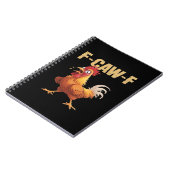 Carnet F-Caw-F Crow Gothic Funny Humor (Côté gauche)