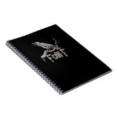 Carnet F-Caw-F Crow Pun Funny Bird Cawing Grunge Back Tri (Côté Droit)