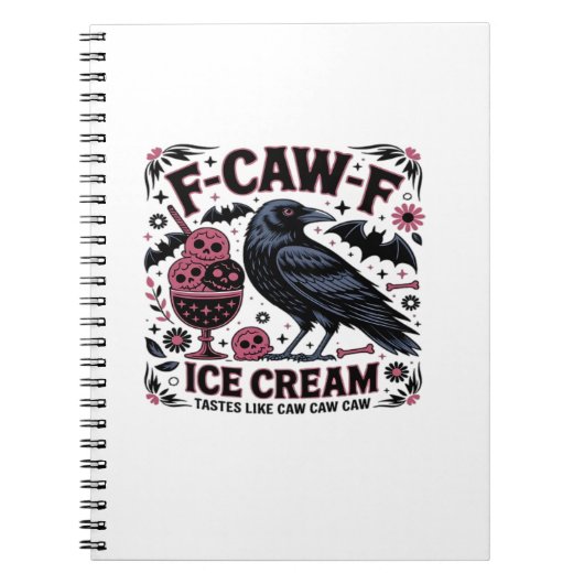 Carnet F Caw F Drôle Tendance (Devant)