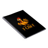 Carnet F-Caw-F Funny Chicken Humor Chicken Meme Chicken L (Côté Droit)