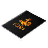 Carnet F-Caw-F Funny Chicken Humor Chicken Meme Chicken L (Côté gauche)