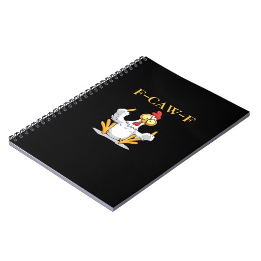 Carnet F-Caw-F Funny Chicken Retro Classic (Côté gauche)