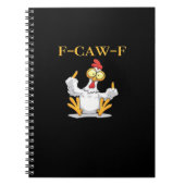 Carnet F-Caw-F Funny Chicken Retro Classic (Devant)