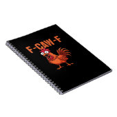 Carnet F Caw F Funny Chicken Style Classique Tendance Mod (Côté Droit)