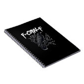 Carnet F-Caw-F Funny Crow Minimal Clean (Côté Droit)