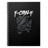 Carnet F-Caw-F Funny Crow Minimal Clean (Devant)