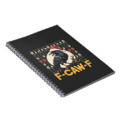 Carnet F-Caw-F Laidback Pull de Noël Drôle Corbeau Xmas (Côté Droit)