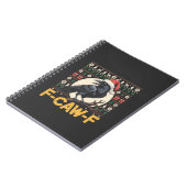 Carnet F-Caw-F Laidback Pull de Noël Drôle Corbeau Xmas (Côté gauche)