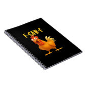 Carnet F Caw F Mème de poulet drôle Style moderne tendanc (Côté Droit)