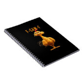 Carnet F-Caw-F Poulet Classique de Style Rétro (Côté Droit)