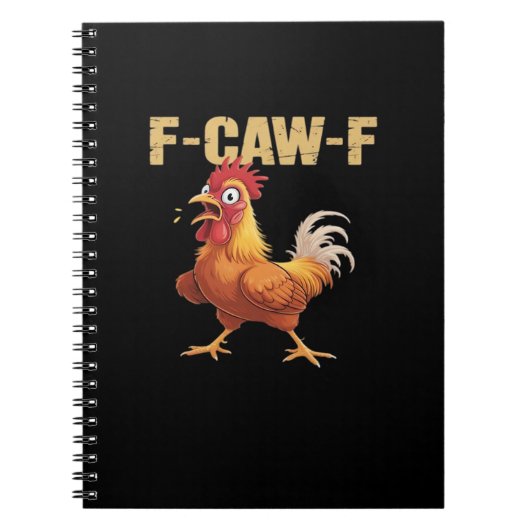 Carnet F-Caw-F Poulet Classique Style Basique (Devant)