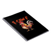 Carnet F-Caw-F Poulet Classique Style Créatif (Côté Droit)