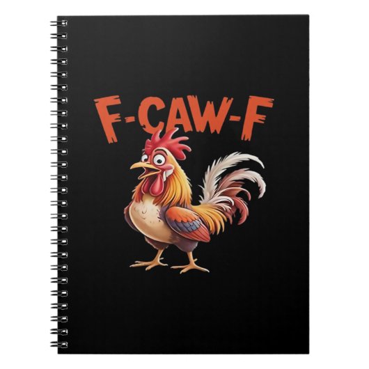 Carnet F-Caw-F Poulet Classique Style Créatif (Devant)