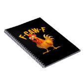 Carnet F-Caw-F Poulet Classique Style Rétro (Côté Droit)