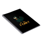 Carnet F-Caw-F Poulet Classique Style Vintage (Côté Droit)