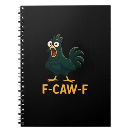 Carnet F-Caw-F Poulet Classique Style Vintage (Devant)