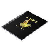 Carnet F-Caw-F Poulet Drôle Classique Créatif Décontracté (Côté gauche)