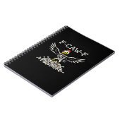 Carnet F Caw F Poulet Drôle Halloween Cool Style Unique (Côté gauche)