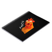 Carnet F-Caw-F Poulet Essentiel Classique Rétro (Côté gauche)