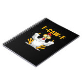 Carnet F-Caw-F-Poulet Essentiel Drôle Tendance (Côté gauche)