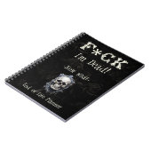 Carnet F*ck Je suis Dead End of Life Planner (Côté gauche)