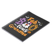 Carnet Faboolus grand-mère Éffrayant fantôme Halloween (Côté gauche)