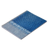 Carnet Fabric Blue Jeans Arrière - plan, texture Denim (Côté gauche)