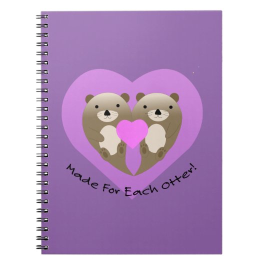 Carnet Fabriqué pour chaque Otter (Devant)