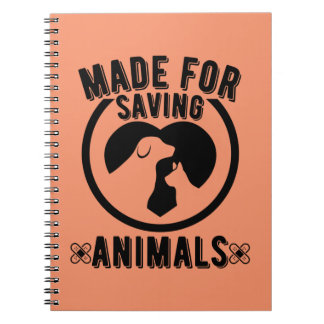 Carnet Fabriqué Pour Sauver Animaux Vet Tech Vétérinaire